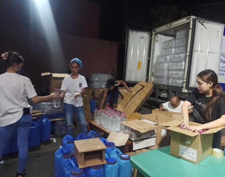 Purified Water Donation For The Cebuanos
