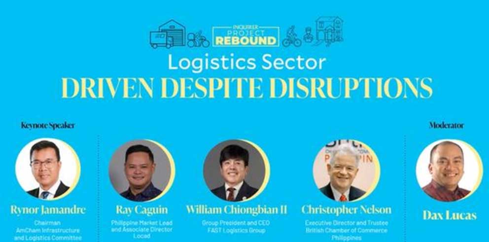 Philippine Daily Inquirer – Webinar Logistic Sector overcome disruptions.