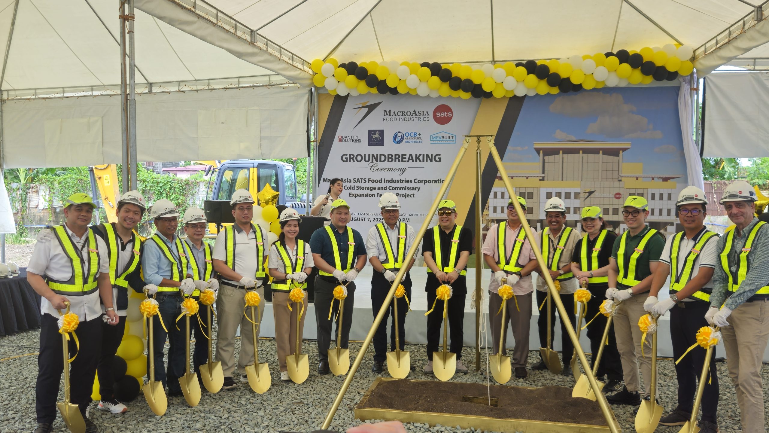 MacroAsia SATS Food Industries Corporation - Groundbreaking Ceremony Cold Storage and Commissary Expansion Facility Project