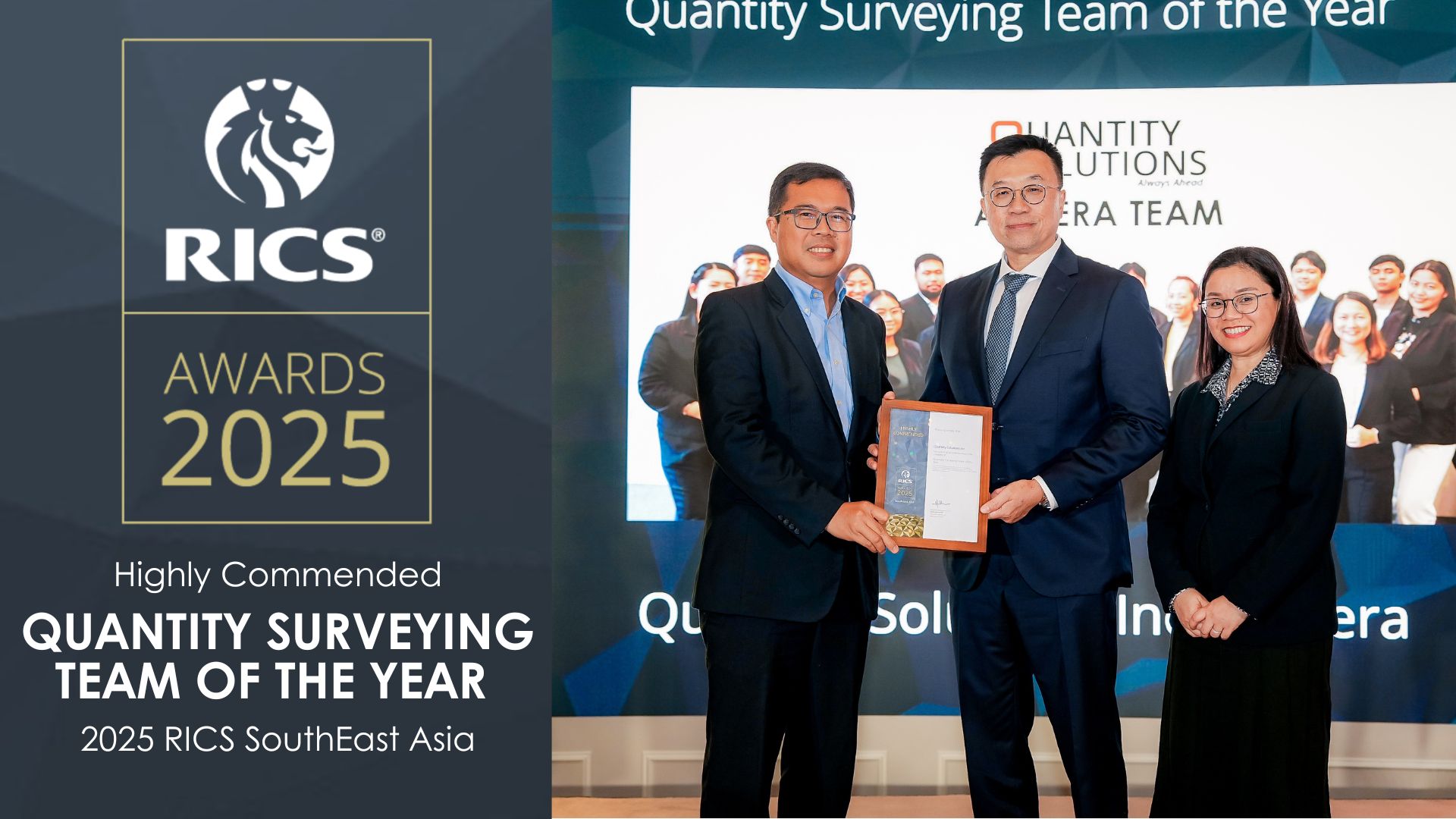 QSI Wins Again at the RICS Southeast Asia Awards 2025