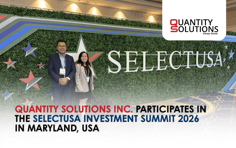 Engr. Rynor Jamandre and Ms. Nera San Andres at SelectUSA Event