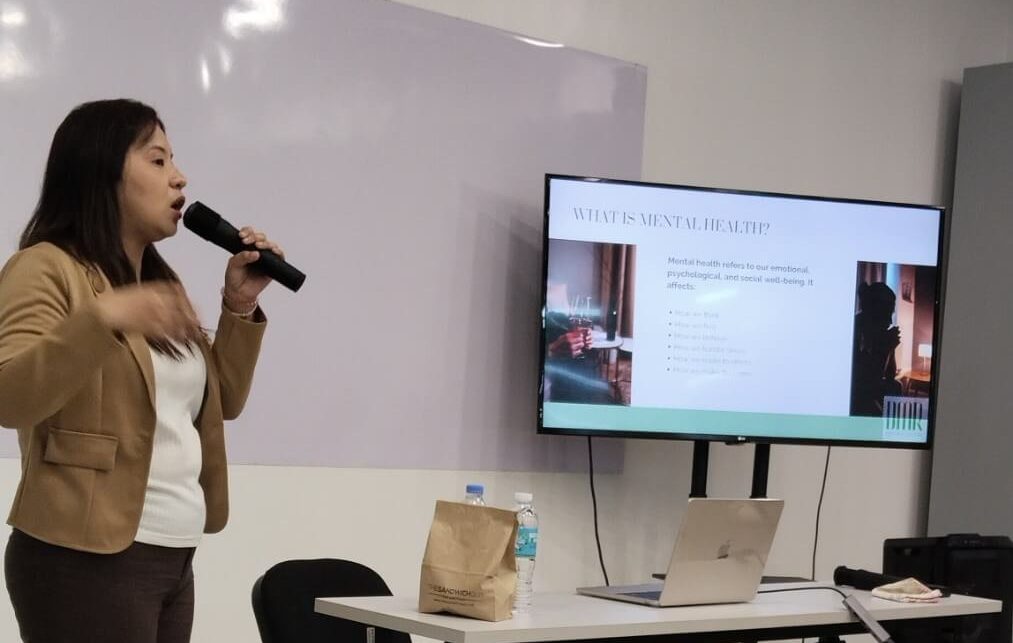 Dana S. Pineda, MA, RPsy during Maxicare Wellness Seminar at Quantity Solutions Inc.