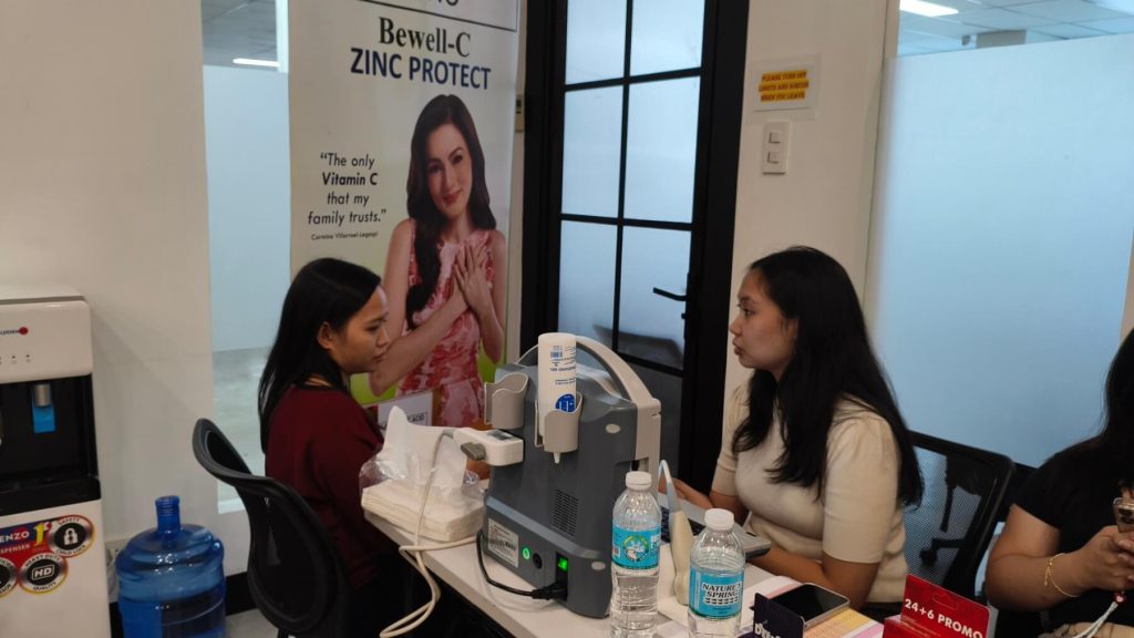 QSI employees during PhilHealth Yakap consultation