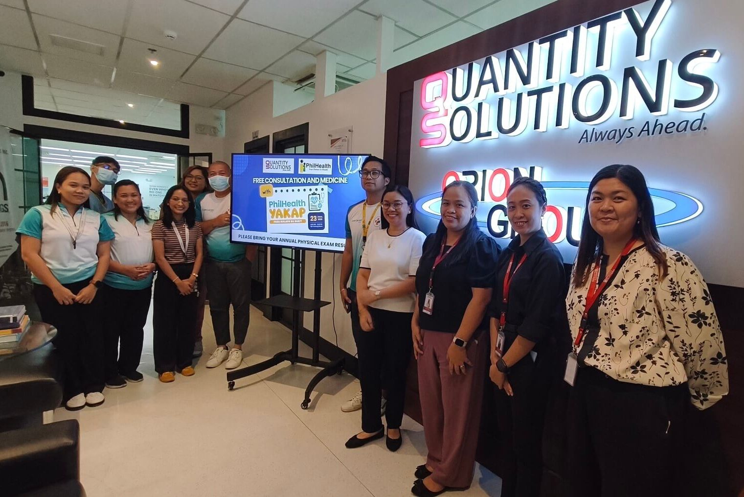 QSI with PhilHealth Yakap Clinic - Care Center Festival Mall Team consultation