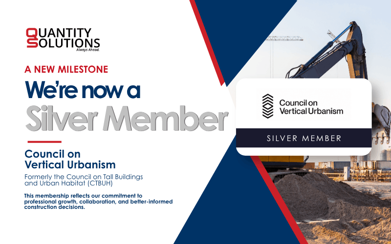 Quantity Solutions Inc. Becomes a Silver Member of the Council on Vertical Urbanism