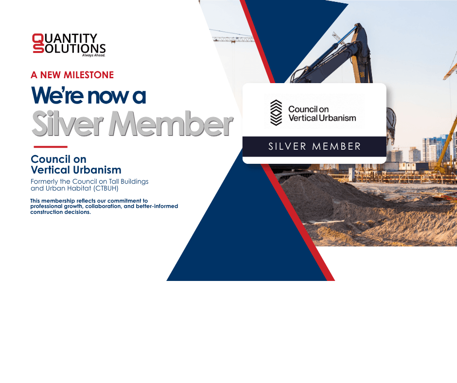 Quantity Solutions Inc. Becomes a Silver Member of the Council on Vertical Urbanism